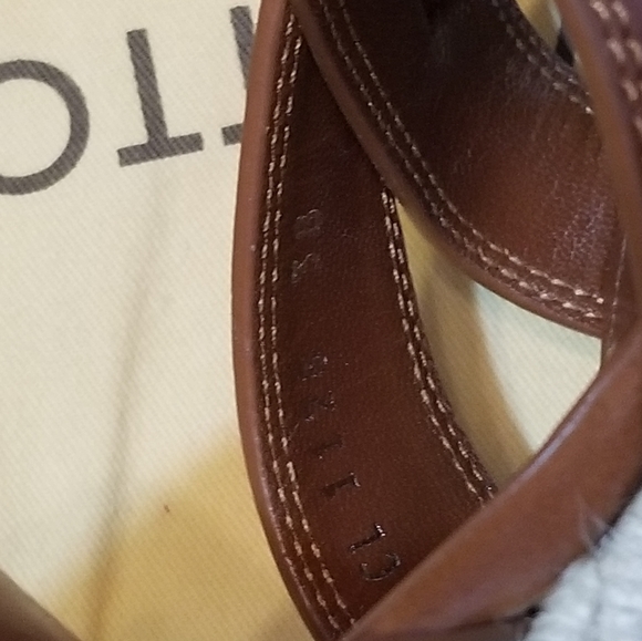 LOUIS VUITTON TIMELAPSE WEDGE SANDALS - Picture 7 of 8